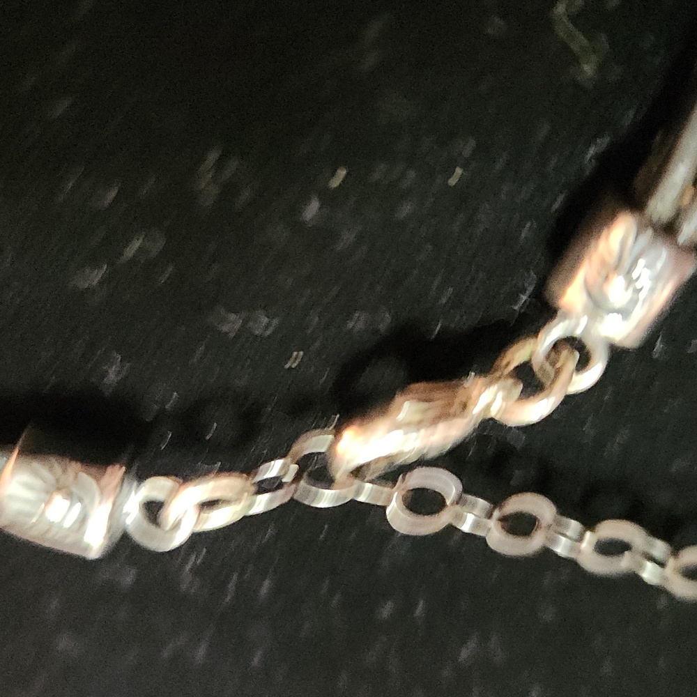 Silpada Onyx Leather Sterling Silver Accents - Picture 4 of 6